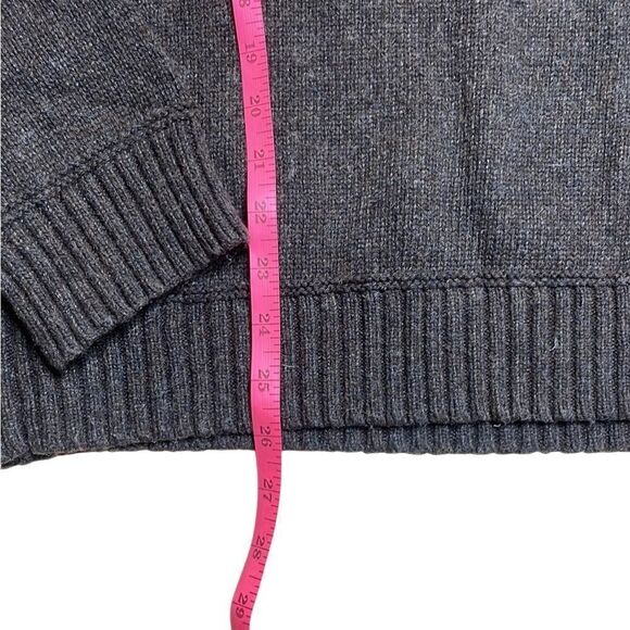 90s vintage Men’s Gap Brown Wool Knit Crewneck sweater Large - Picture 5 of 7